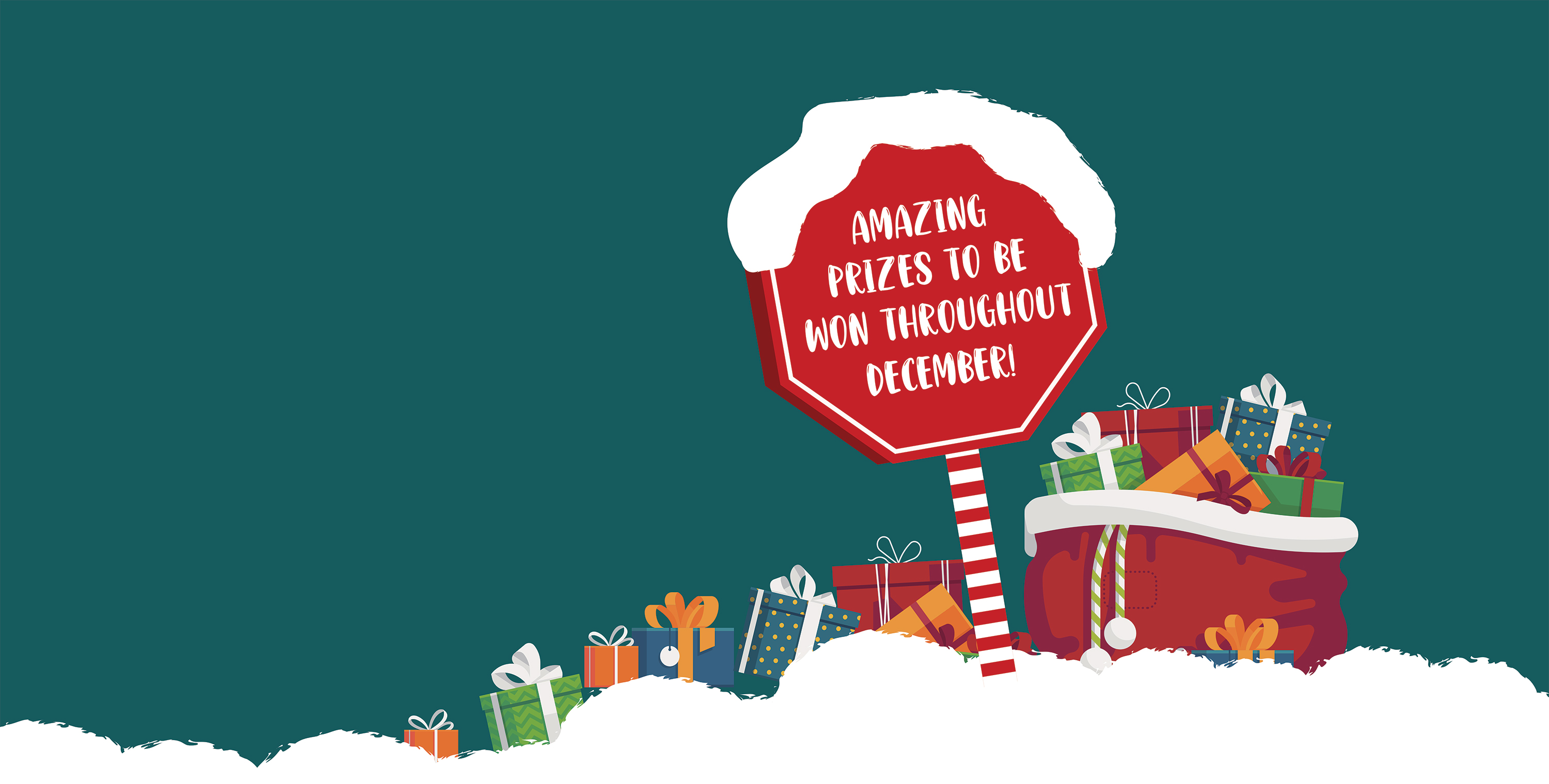 Amazing prizes to be won throughout December!